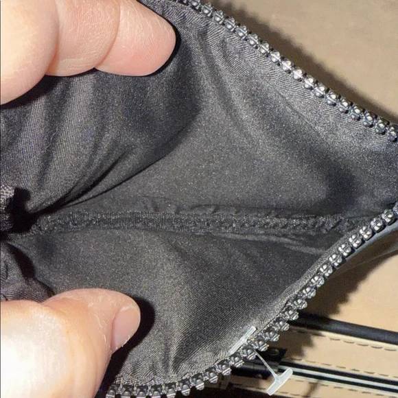 Calpak Black Leather Toiletry Wristlet - Picture 2 of 3